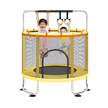 Amazon | トランポリン 屋内 家庭用 子供と大人に適し 高さ調節